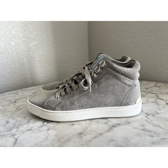Rag & Bone Kent Suede High Top Sneakers Womens 8 Gray 38 - Picture 4 of 7